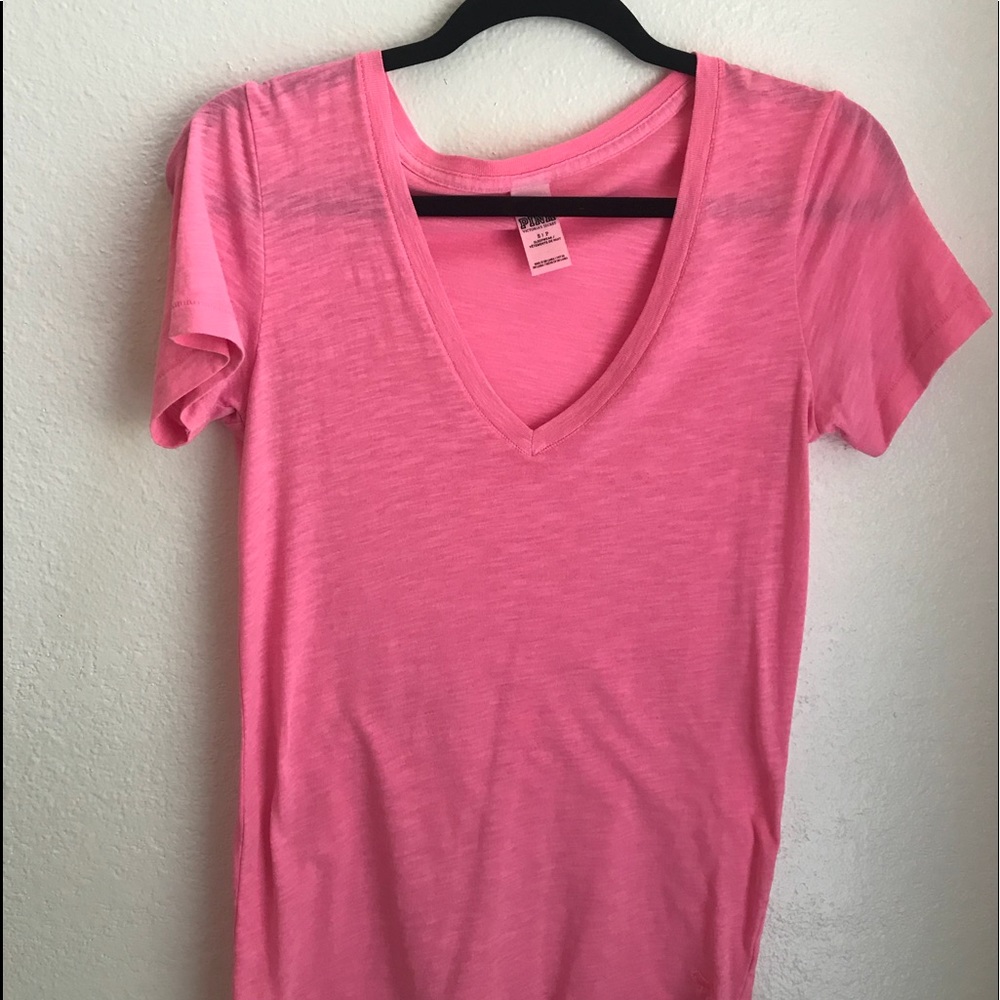 PINK plain t shirt